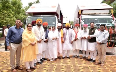 CM भगवंत मान ने 50 डॉक्यूमेंट्री वैन रवाना कीं, 13 हजार गांवों तक पहुंचेगा श्री गुरु रविदास महाराज़ का संदेश