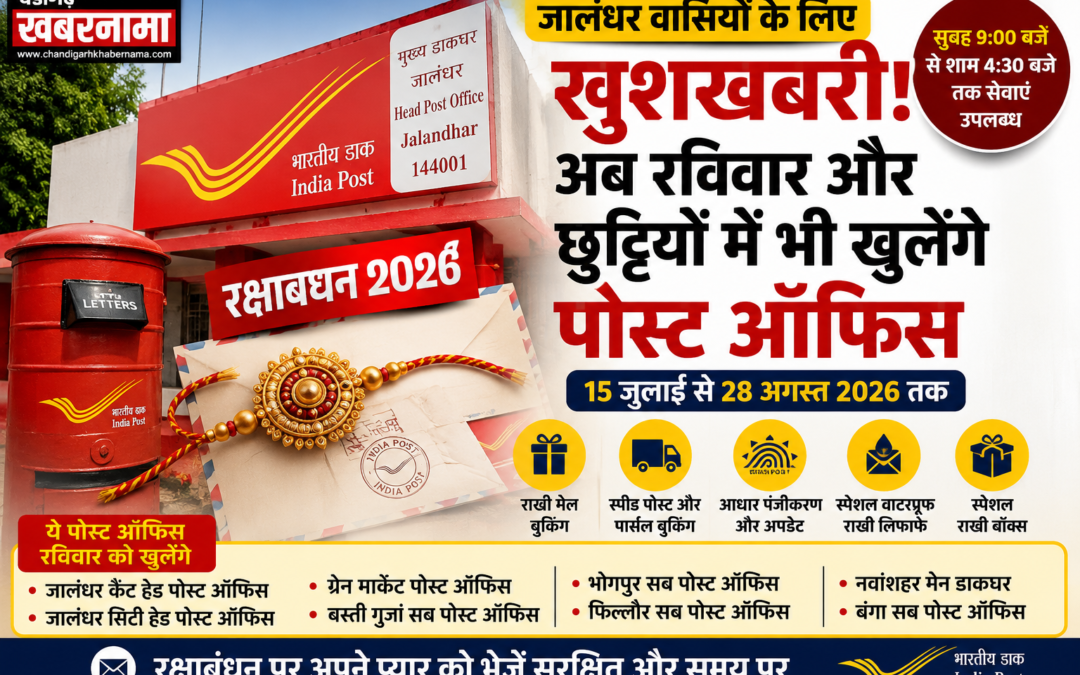 रविवार और छुट्टियों पर भी खुलेंगे पोस्ट ऑफिस, राखी भेजने वालों को बड़ी राहत