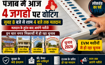Elections 2026: पंजाब के 4 नगर निकायों में आज मतदान, शाम तक आएंगे चुनाव परिणाम