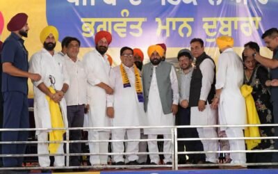 कांग्रेस को बड़ा झटका: कादियां के दिग्गज नेता ठाकुर बलराज सिंह AAP में शामिल, CM मान ने किया स्वागत